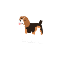 Beagle dog illustration