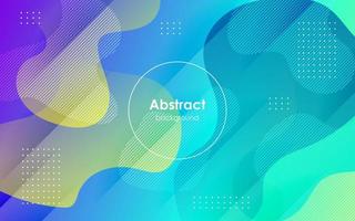 minimal abstract colorful green blue purple liquid color gradient, fluid shape geometric with dots background. eps10 vector