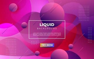 Abstract purple pink liquid gradient color background. Dynamic texture geometric element design with dots decoration. eps10 vector