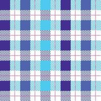 Winter color checkered background, plaid texture seamless pattern fabric checkered background, gingham background vector