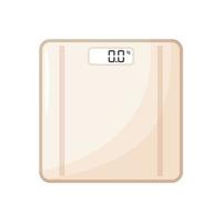 Electronic floor scales vector