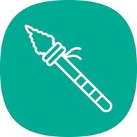 Spear Vector Icon Design