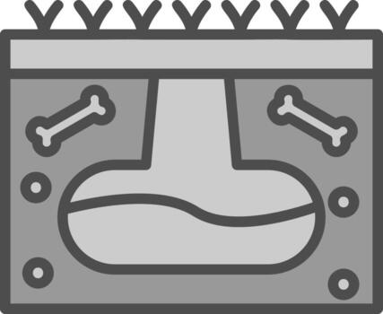 Fossil Vector Icon Design