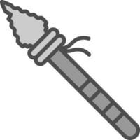 Spear Vector Icon Design
