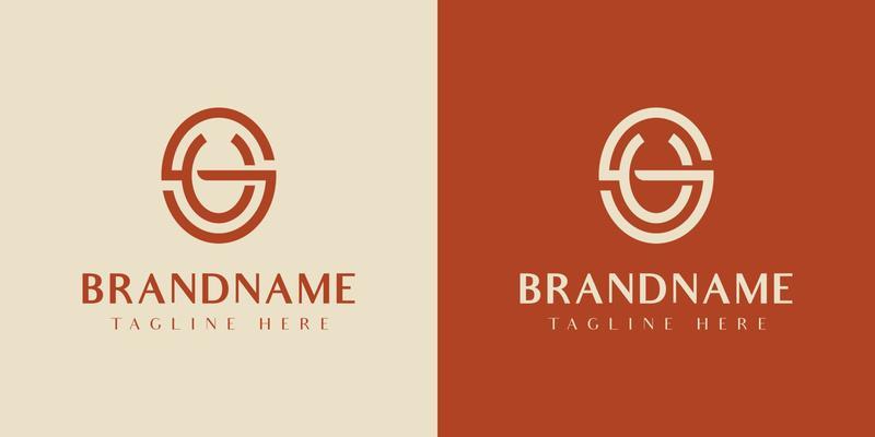 Letter SU or US Oval Logo, suitable for any business with US or SU initials.
