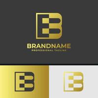 Luxury Letter EB Monogram Logo, suitable for any business with EB or BE initial. vector