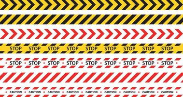 Hazardous warning tape background . Free Vector