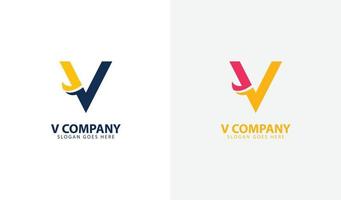 plantilla de logotipo de empresa de letra inicial vector