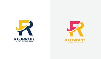 initials letter company logo template vector