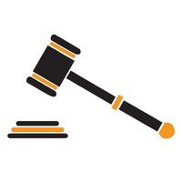 Judge Wood Hammer vector illustration, auction, flat design, judgment, auction icon can be used for web and mobile