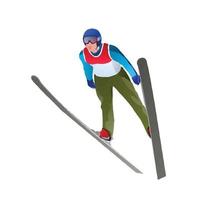 Person riding snowboard. Snowboarder in action vector illustration. Extreme winter sports. Snowboarding emblem. Sport club logo. Snowboarding equipment.