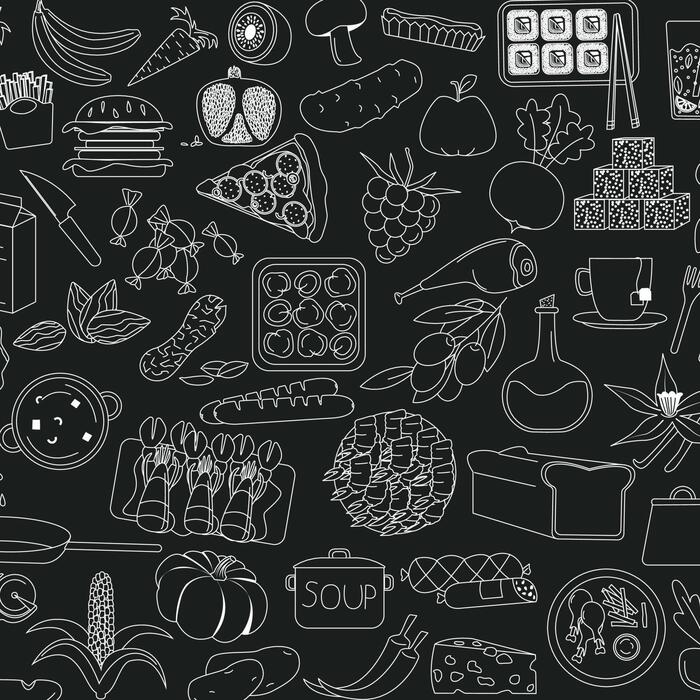 Food Black Background Vector Art, Icons, and Graphics for Free Download