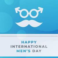 Happy International Mens Day November Celebration Vector Design Illustration. Template for Background, Poster, Banner, Advertising, Greeting Card or Print Design Element