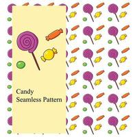 Candy Seamless Pattern vector