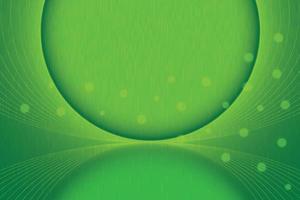 Abstract gradient background with green color, bokeh light, circle shape, modern stripes pattern. Vector illustration.