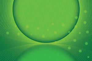 Abstract gradient background with green color, bokeh light, circle shape, modern stripes pattern. Vector illustration.