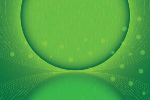Abstract gradient background with green color, bokeh light, circle shape, modern stripes pattern. Vector illustration.