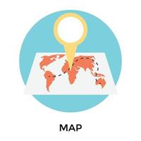 Trendy Map Concepts vector