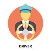 Trendy Driver Concepts vector