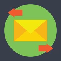 Trendy Mail Service vector