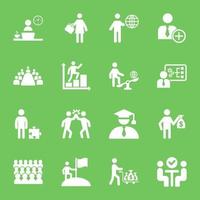 Set of Project Management Icon Designs vector