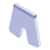 Shorts icon, isometric style vector