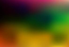 Dark Multicolor, Rainbow vector modern bokeh pattern.