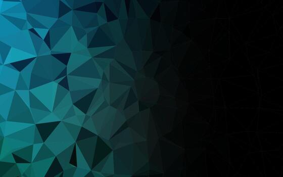 Light BLUE vector shining triangular pattern.
