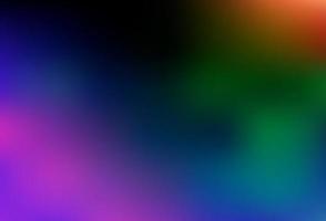 Dark Multicolor, Rainbow vector blurred shine abstract background.