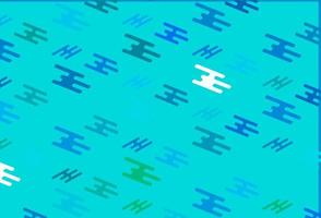 Light Blue, Green vector template with repeated sticks.