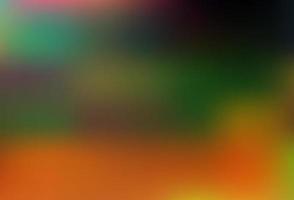 Dark Multicolor, Rainbow vector glossy bokeh pattern.