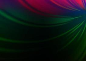 Dark Multicolor, Rainbow vector blurred and colored template.