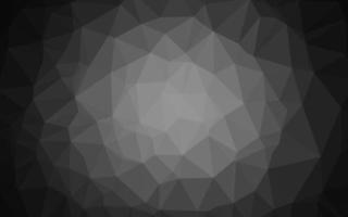 Dark Silver, Gray vector abstract polygonal layout.