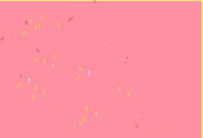 Light Pink, Yellow vector hand painted backdrop.