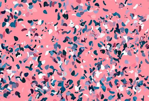 Light blue, red vector background with abstract forms.