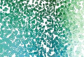 Light Blue, Green vector background with bubbles.