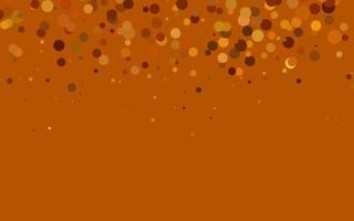 Light Orange vector layout with circle spots.