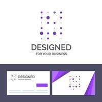 Creative Business Card and Logo template Unstructured Data Insecure Data Science Vector Illustration