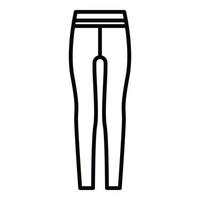 Tights icon, outline style vector