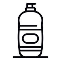 Bleach product icon, outline style vector