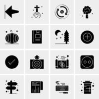 16 Universal Business Icons Vector Creative Icon Illustration to use in web and Mobile Related project