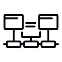 Internet technologies icon, outline style vector