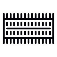 Smartphone ram memory icon, outline style vector