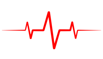 pouls de fréquence cardiaque, logo de médecine d'icône, icône de fréquence cardiaque de battement de coeur, pics d'amplitude d'onde radio sonore audio png