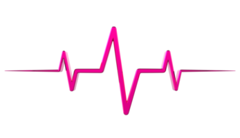 heart rate pulse on transparent background png