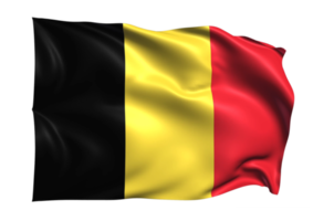 belgien vinka flagga realistisk transparent bakgrund png