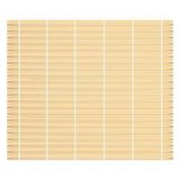 Bamboo mat for sushi on a white background. Ecology concept. Isolated objects. Vector image