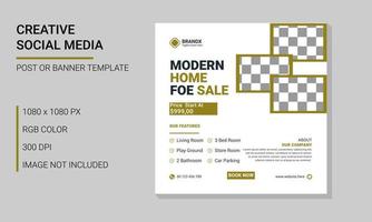 Real Estate Social Media Post and Stories Designs vector