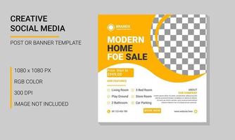 Real Estate Social Media Post and Stories Designs vector