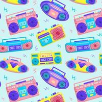 Vector pattern with bright tape recorders